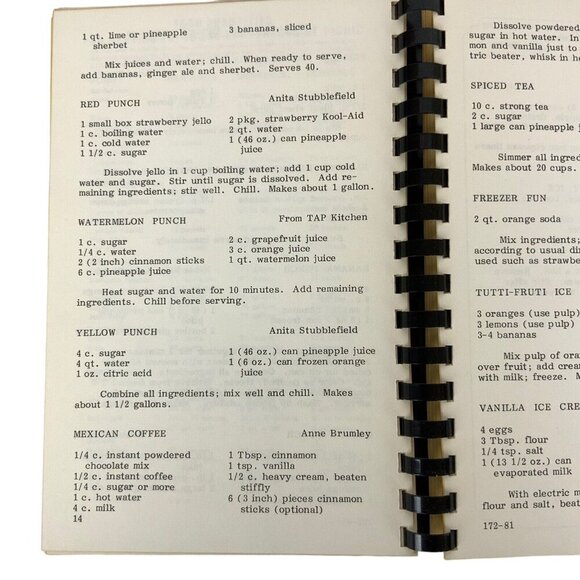 Talk About Good Cooking Bogata Texas 2nd Ed 1981 Spiral-Bound Church Cookbook - Picture 7 of 15